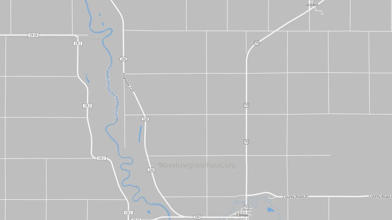 Transit Grade map of Climax, MN