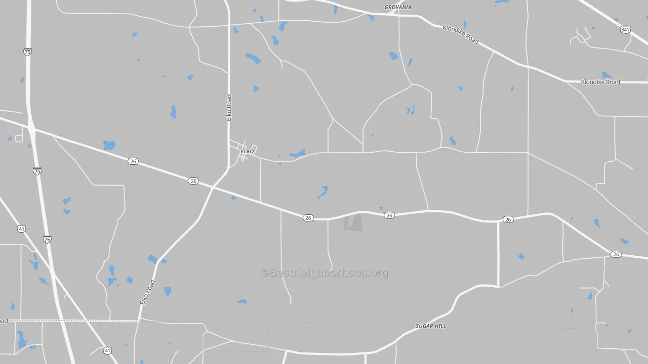 Transit Grade map of Clinchfield, GA