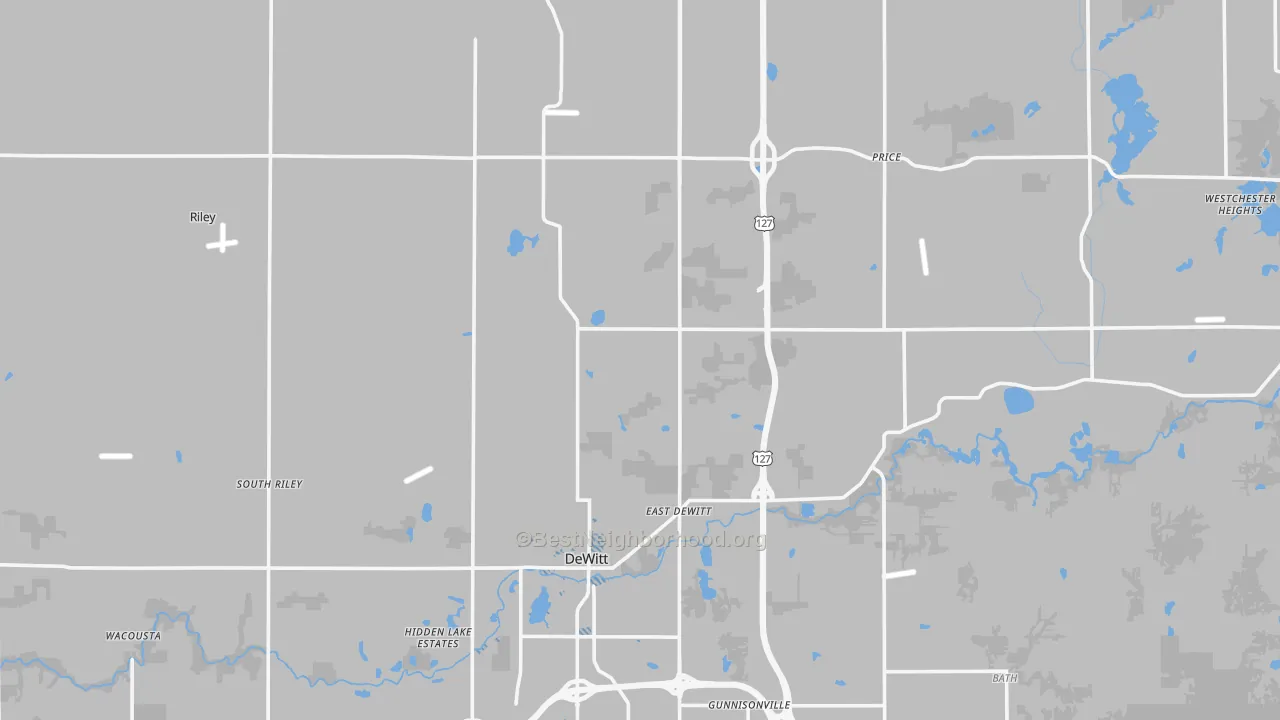 Transit Grade map of Clinton County, MI
