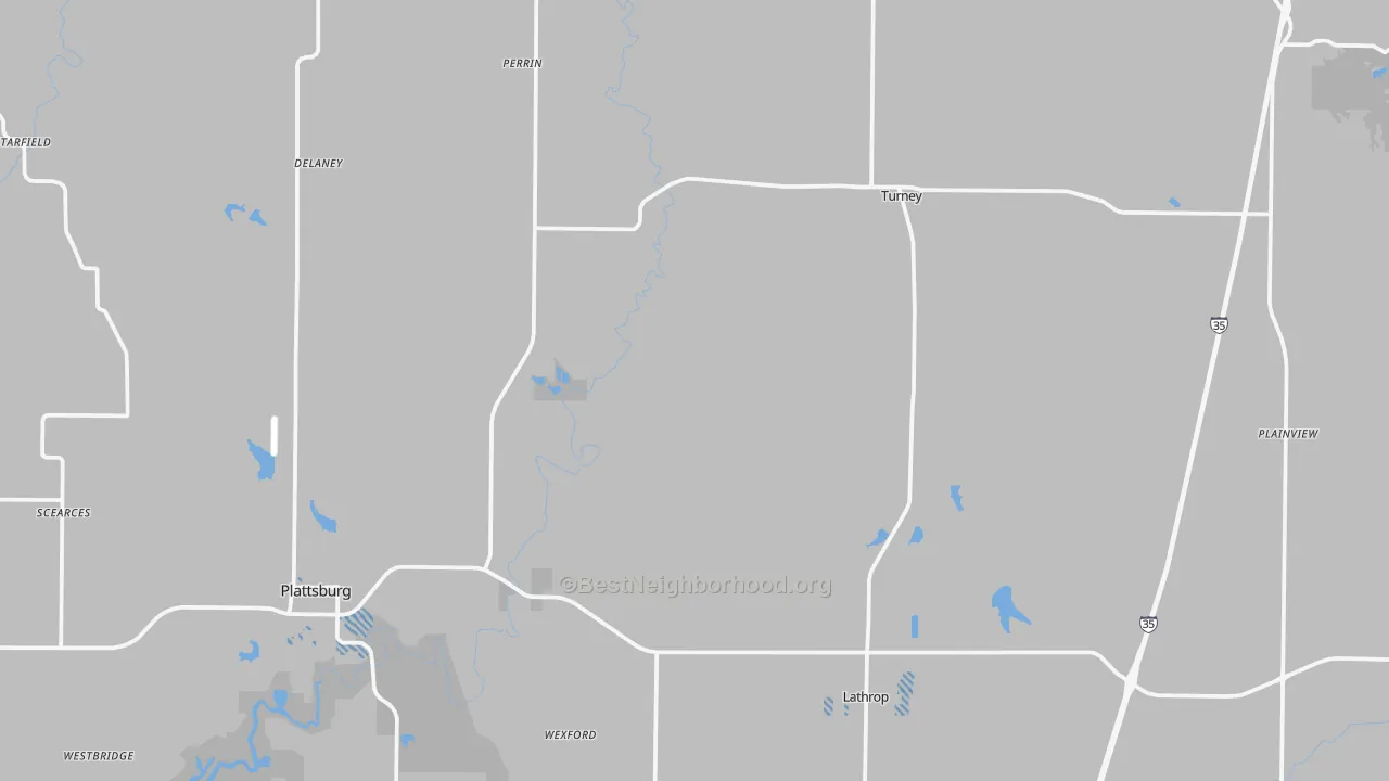 Transit Grade map of Clinton County, MO