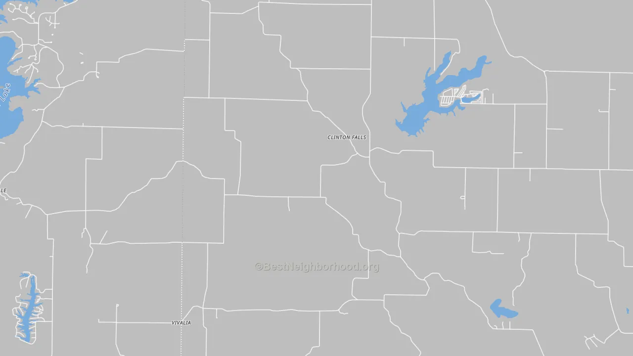 Transit Grade map of Clinton Falls, IN