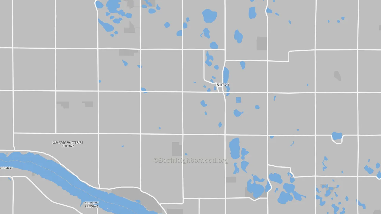 Transit Grade map of Clinton, MN