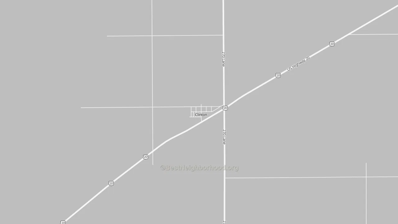 Transit Grade map of Clinton, NE