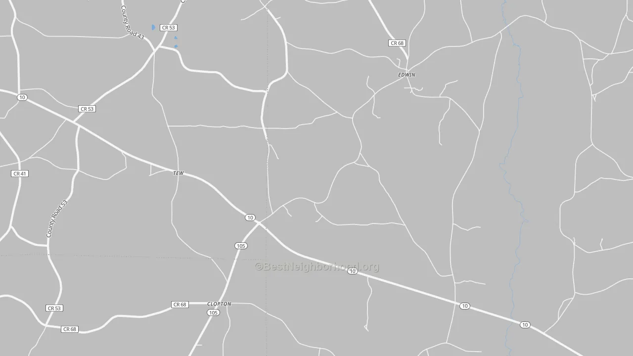 Transit Grade map of Clopton, AL