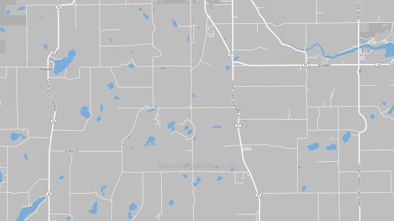 Transit Grade map of Cloverdale, MI