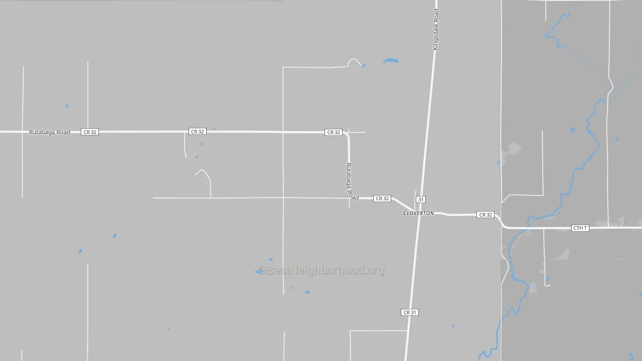 Transit Grade map of Cloverton, MN