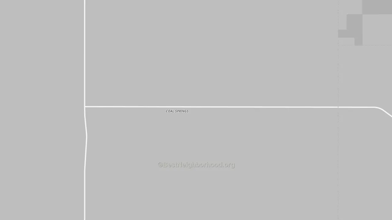Transit Grade map of Coal Springs, SD