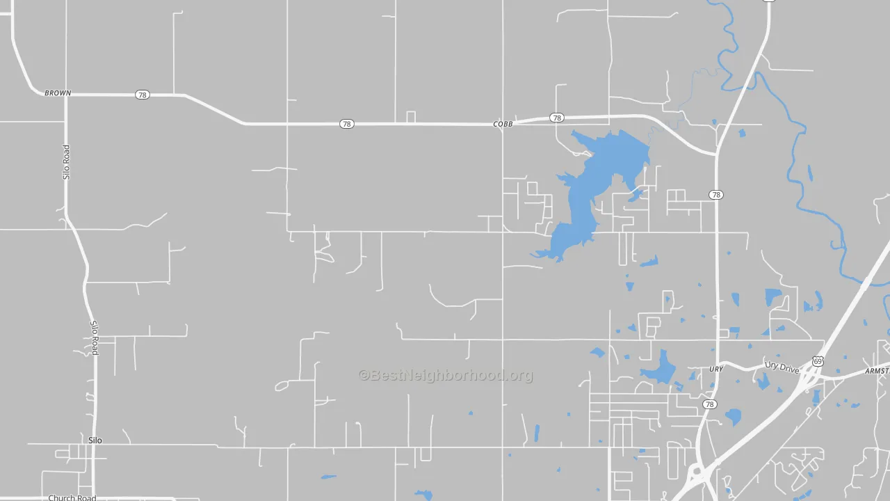 Transit Grade map of Cobb, OK