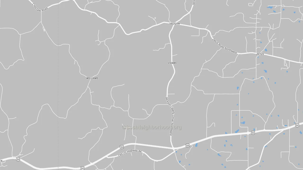 Transit Grade map of Cobbs, MS