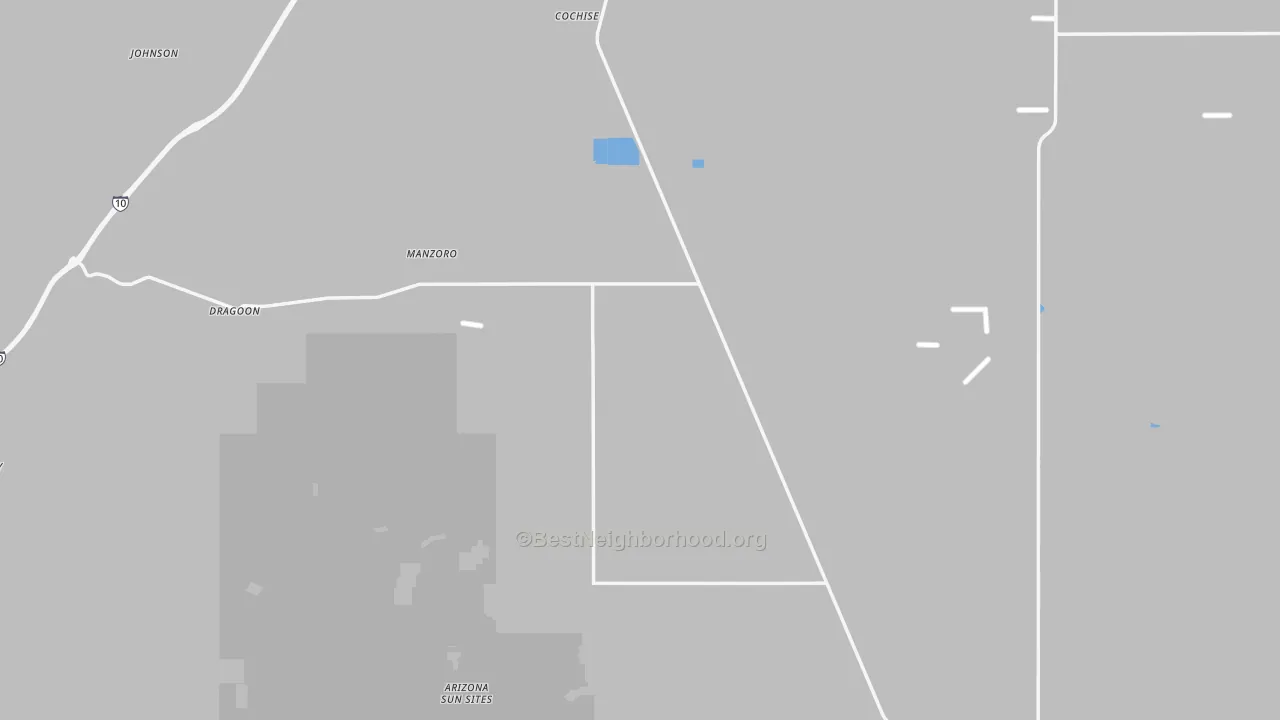 Transit Grade map of Cochise, AZ