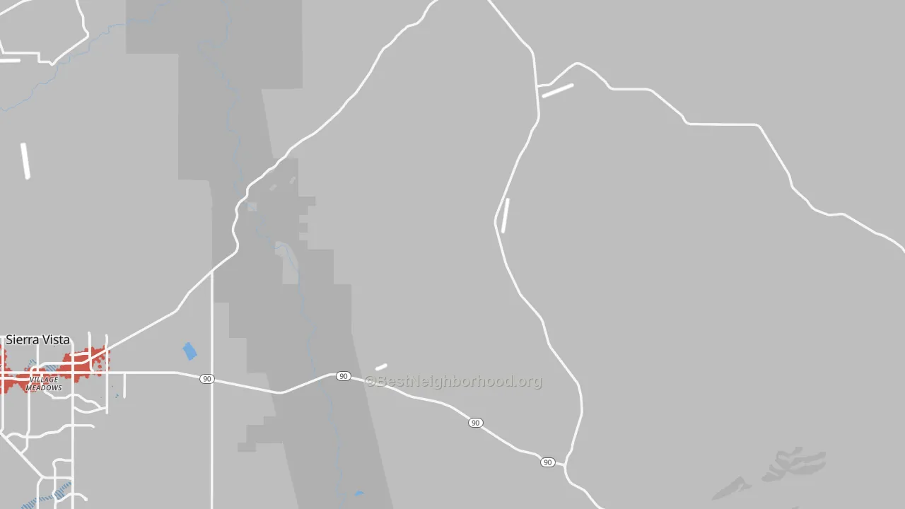 Transit Grade map of Cochise County, AZ