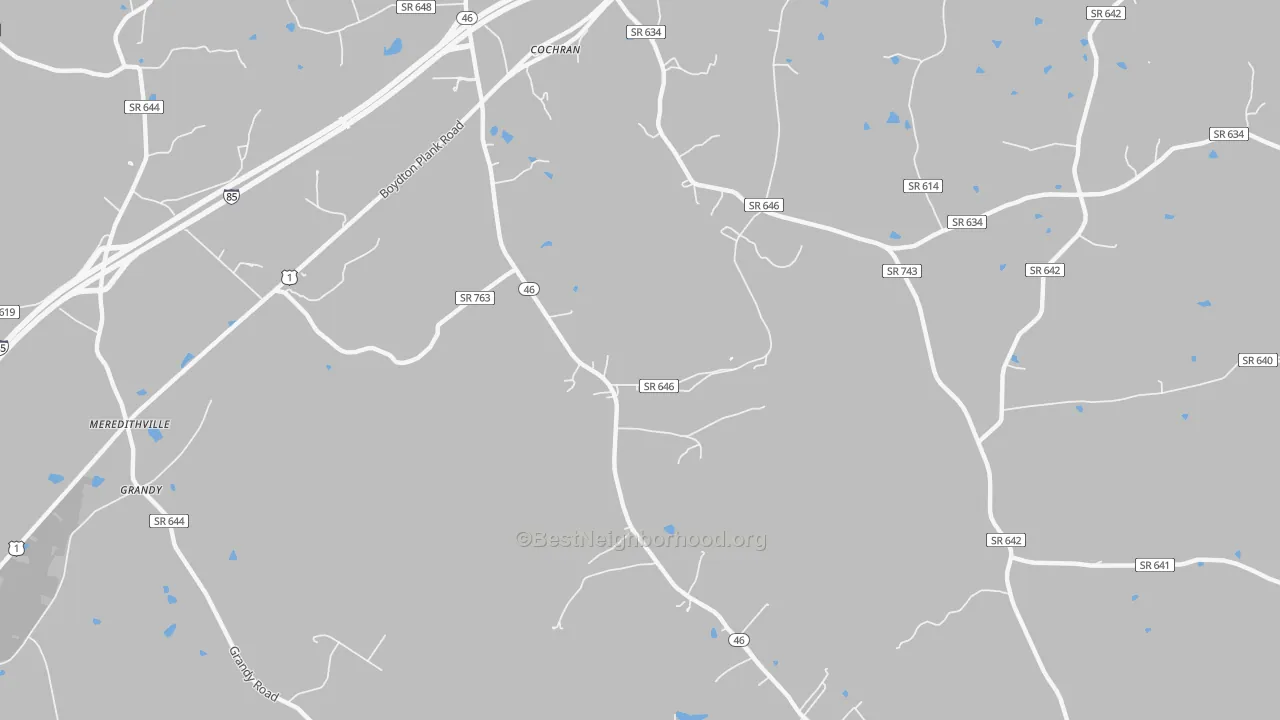 Transit Grade map of Cochran, VA