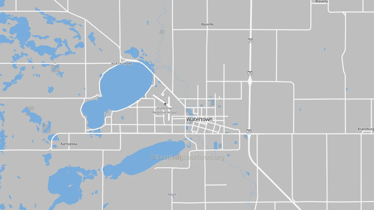 Transit Grade map of Codington County, SD