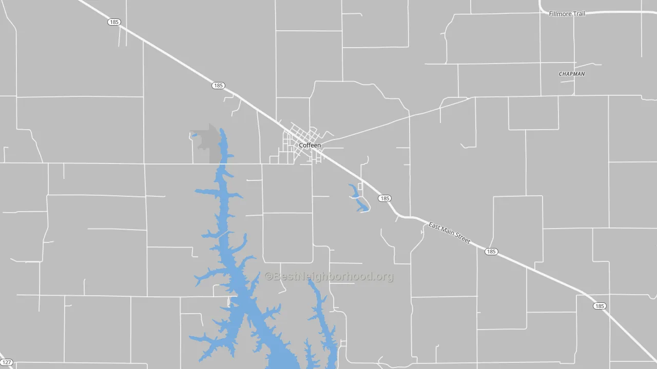 Transit Grade map of Coffeen, IL