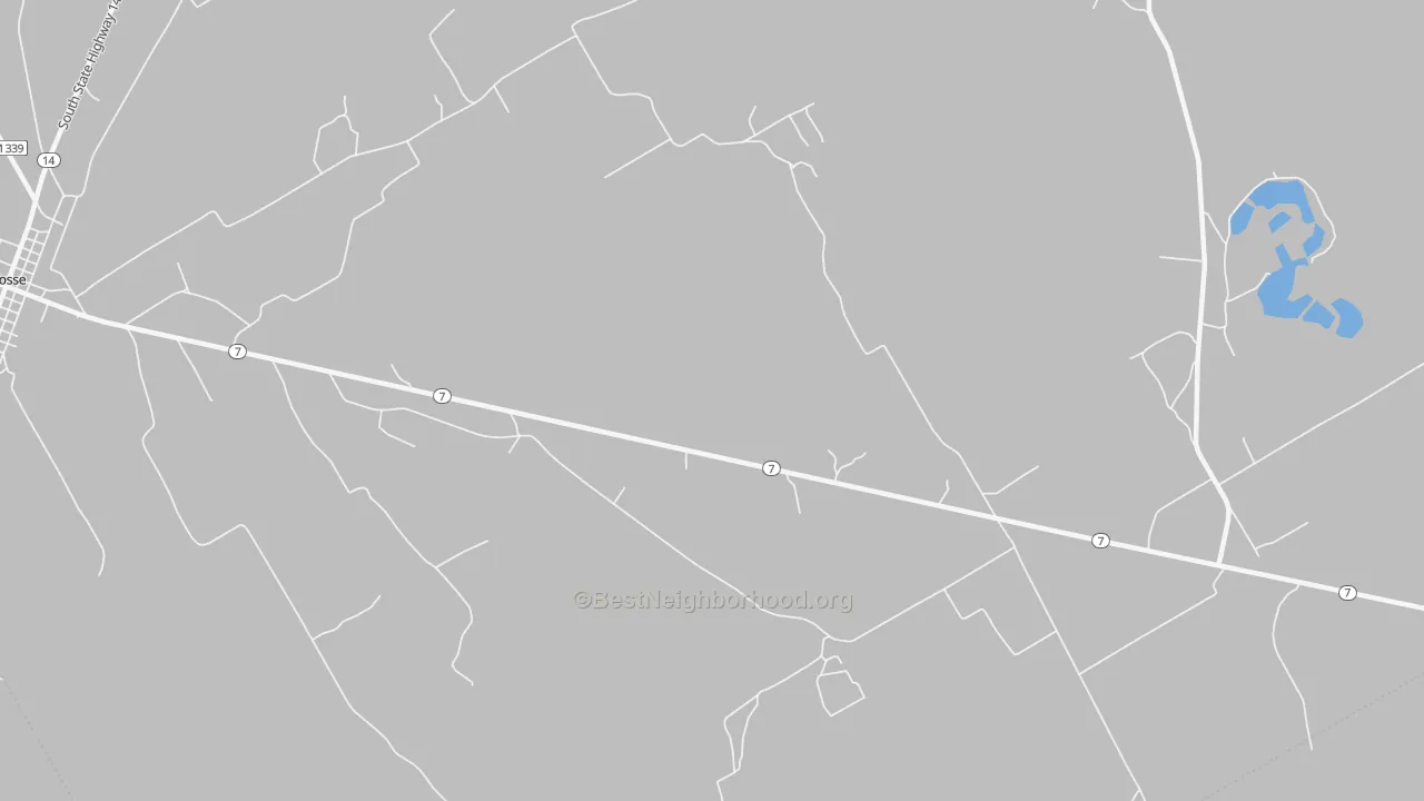 Transit Grade map of Coit, TX