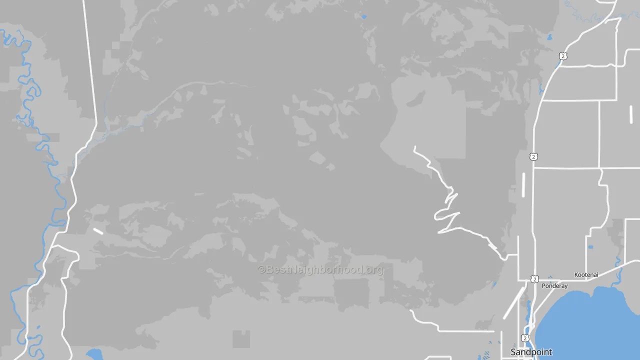 Transit Grade map of Colburn, ID