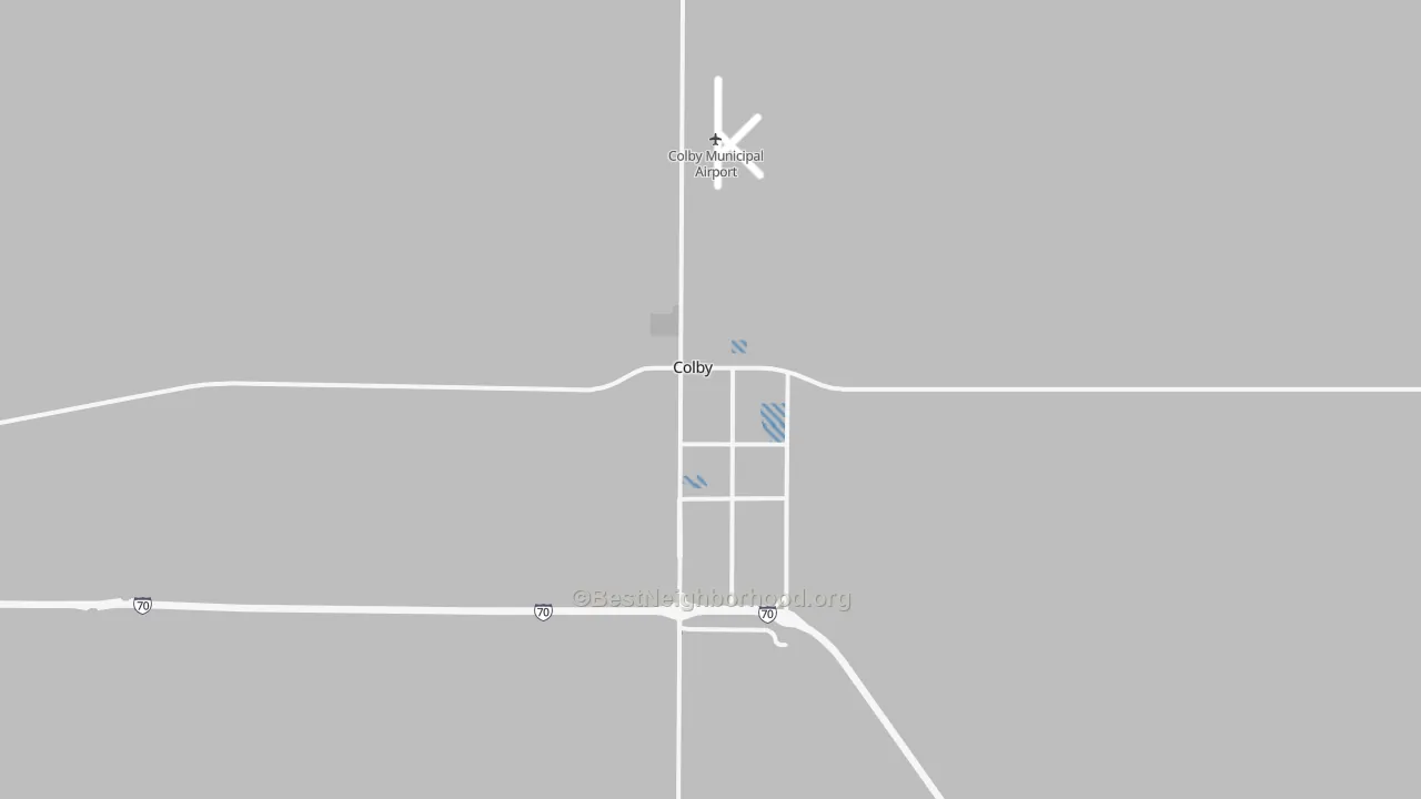 Transit Grade map of Colby, KS