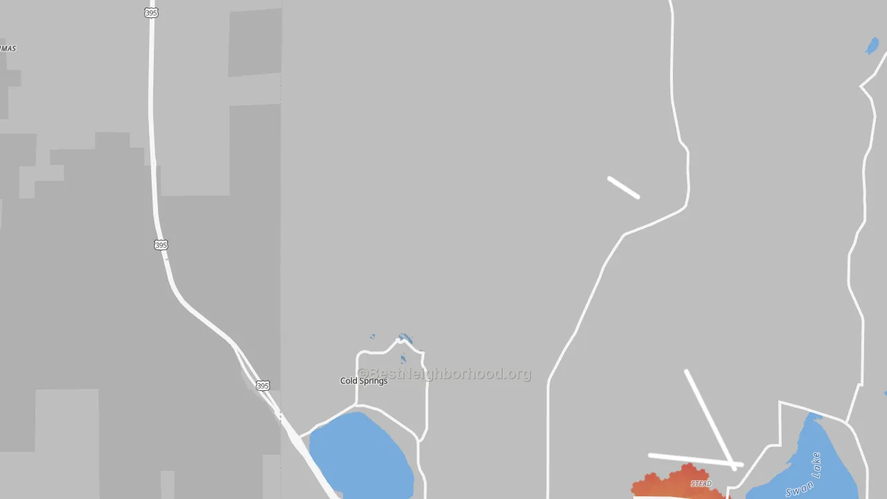 Transit Grade map of Cold Springs, NV