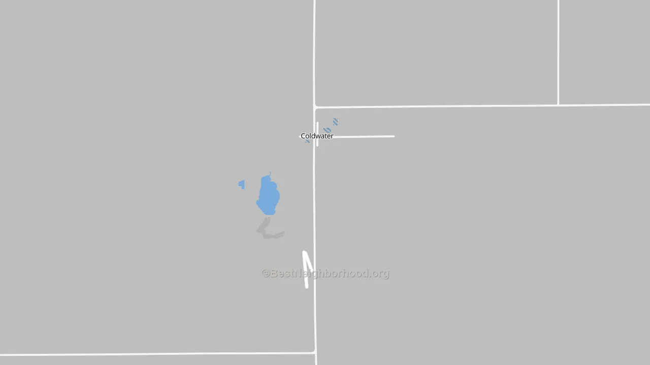 Transit Grade map of Coldwater, KS