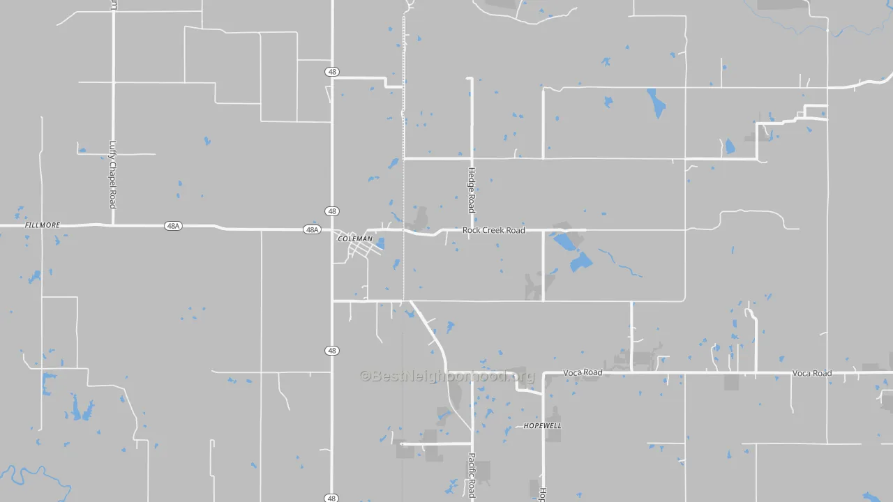 Transit Grade map of Coleman, OK