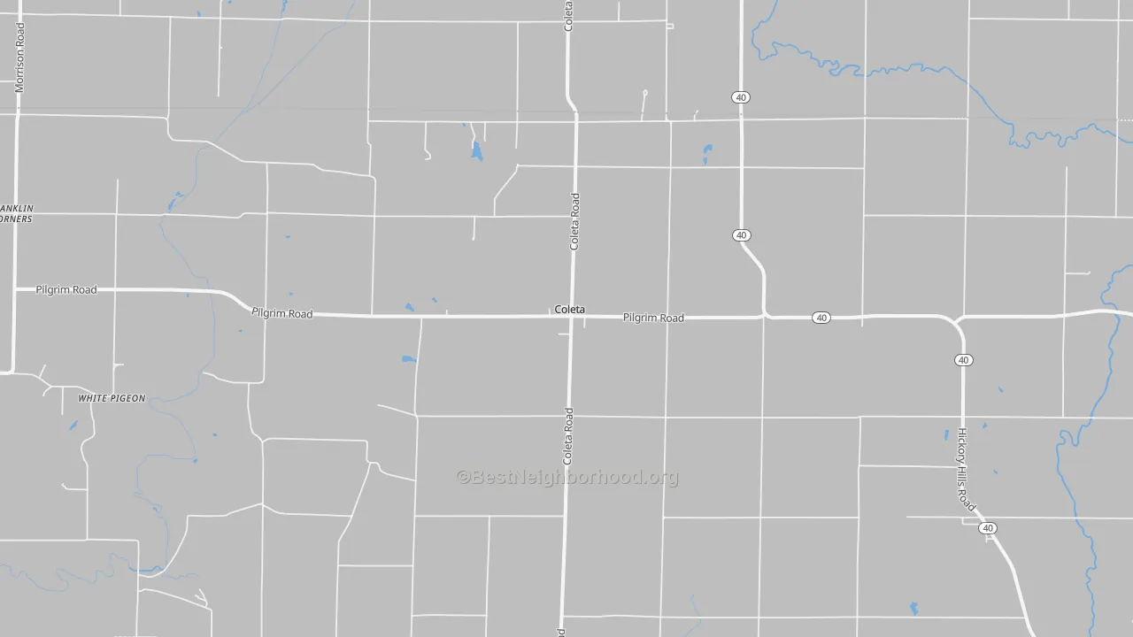 Transit Grade map of Coleta, IL