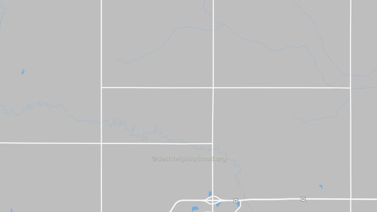 Transit Grade map of Colfax County, NE
