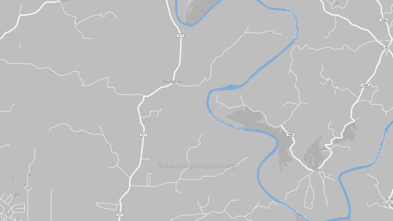 Transit Grade map of College Hill, KY