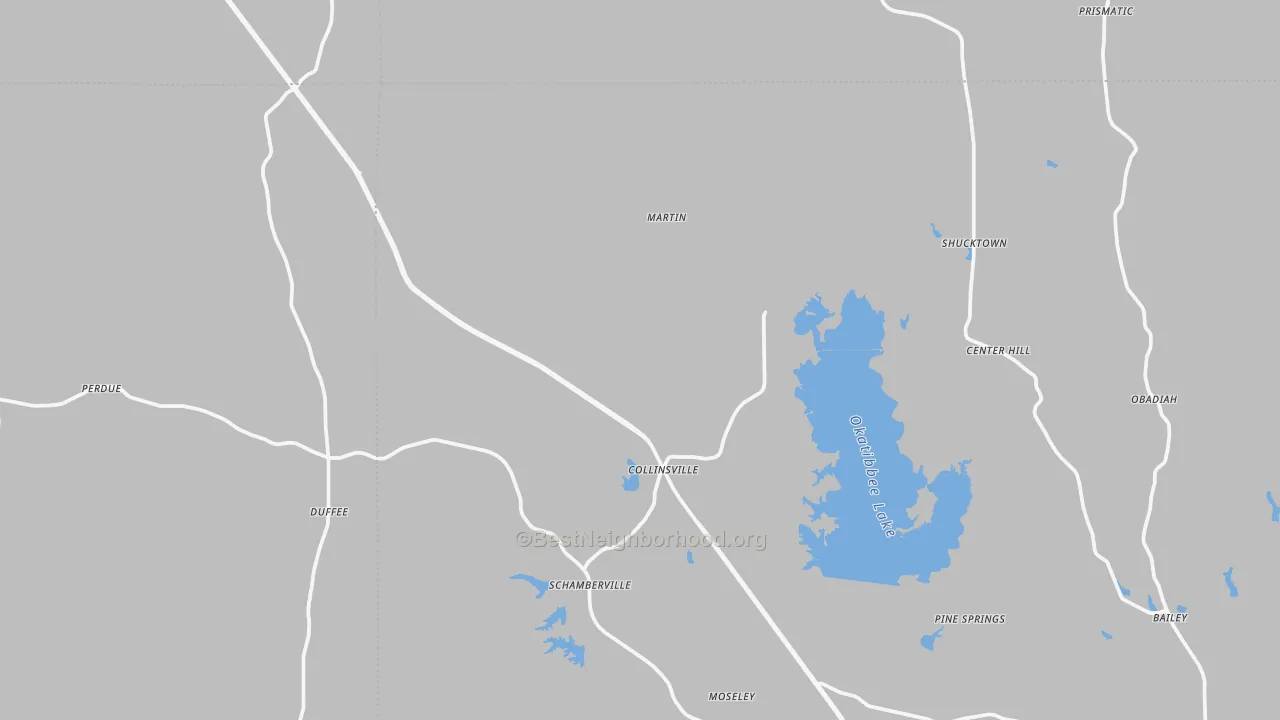 Transit Grade map of Collinsville, MS