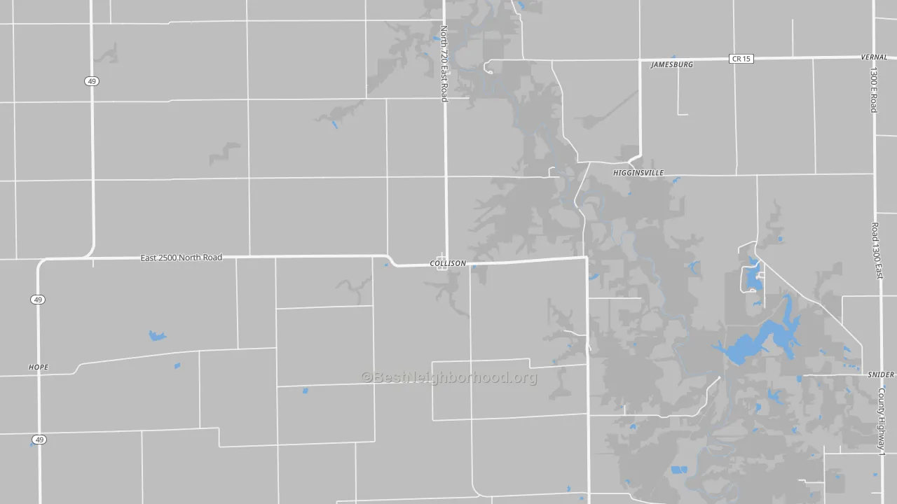Transit Grade map of Collison, IL