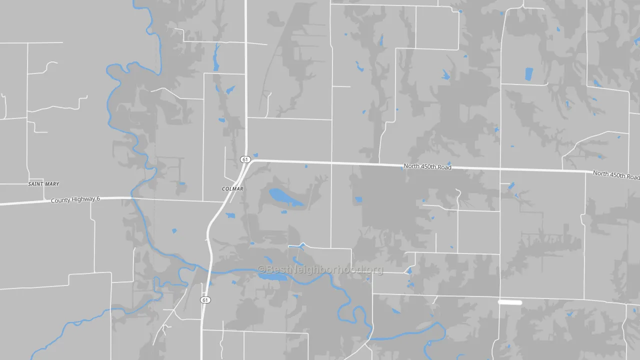 Transit Grade map of Colmar, IL
