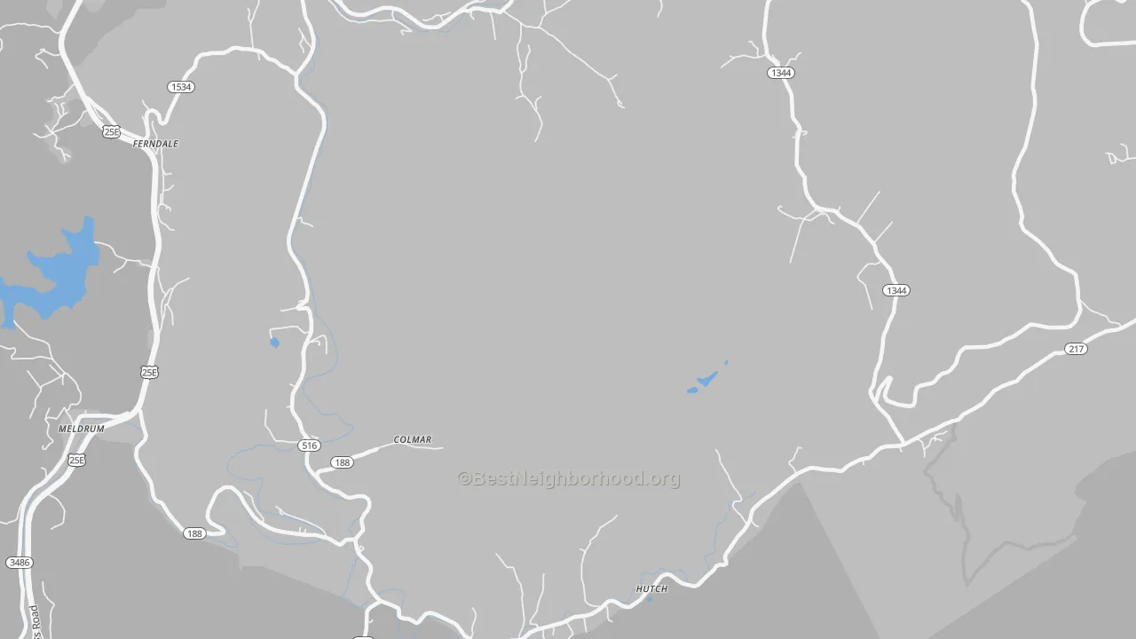Transit Grade map of Colmar, KY