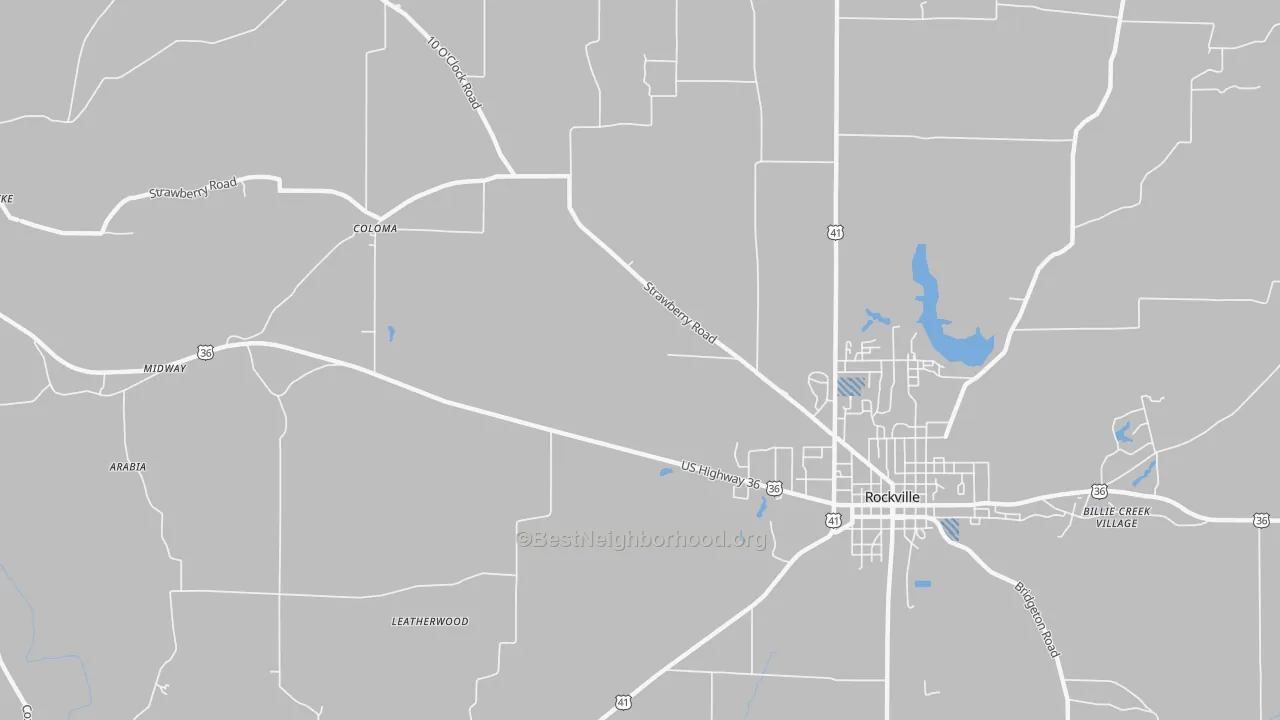 Transit Grade map of Coloma, IN