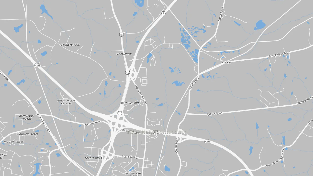 Transit Grade map of Colon, NC