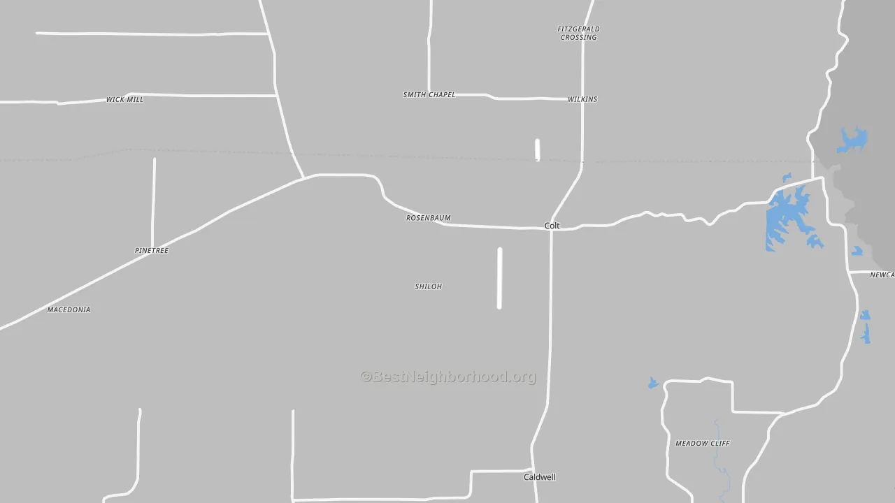 Transit Grade map of Colt, AR