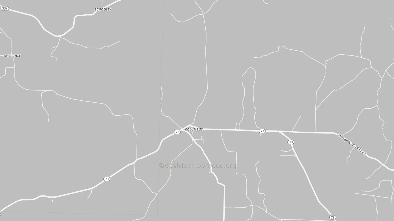 Transit Grade map of Columbus, AR