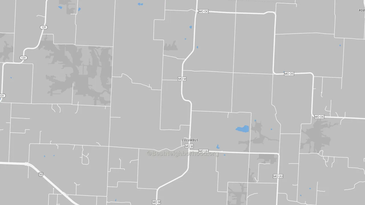 Transit Grade map of Columbus, MO
