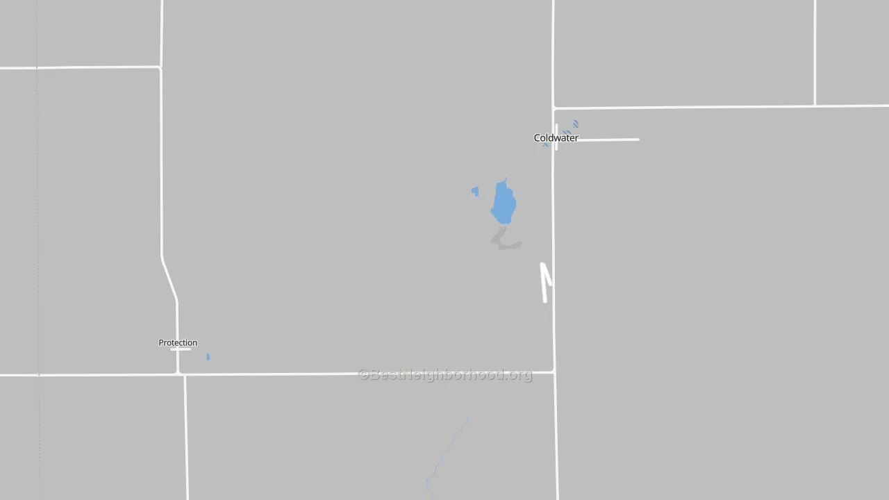 Transit Grade map of Comanche County, KS