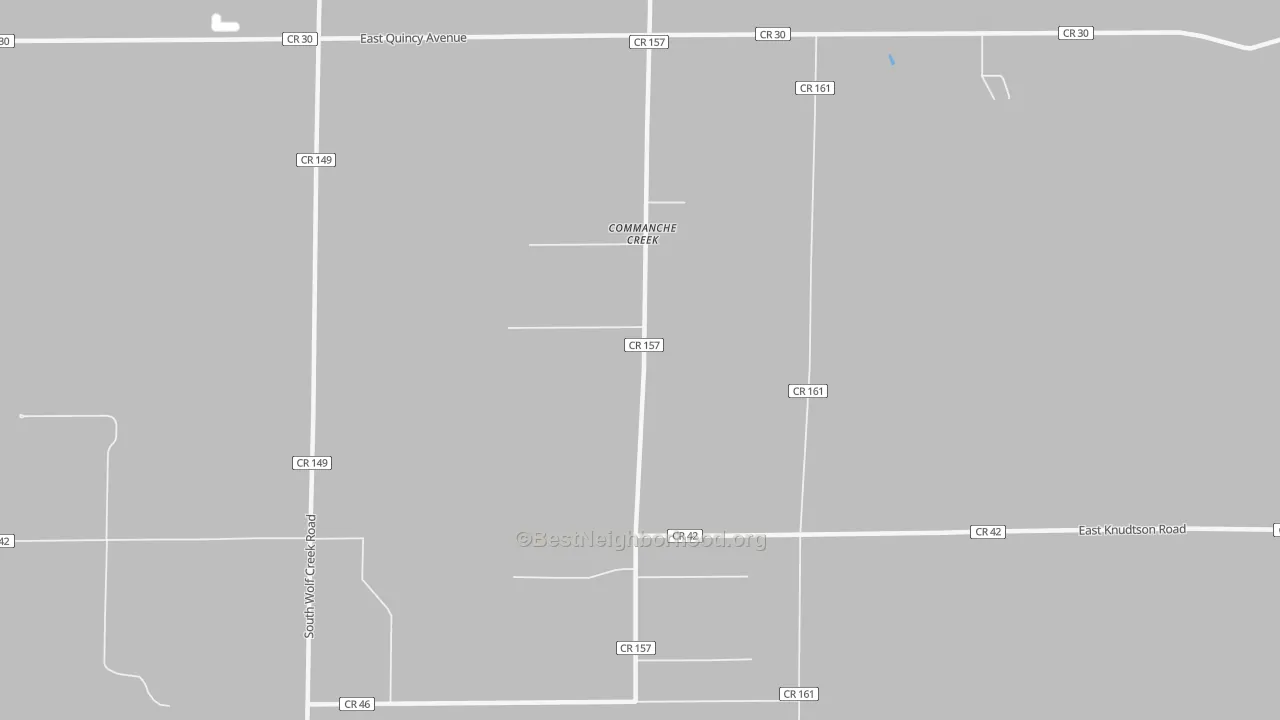 Transit Grade map of Comanche Creek, CO