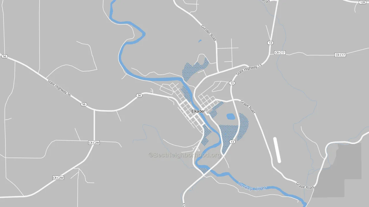 Transit Grade map of Communia, IA