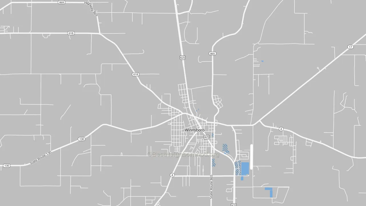 Transit Grade map of Como, LA
