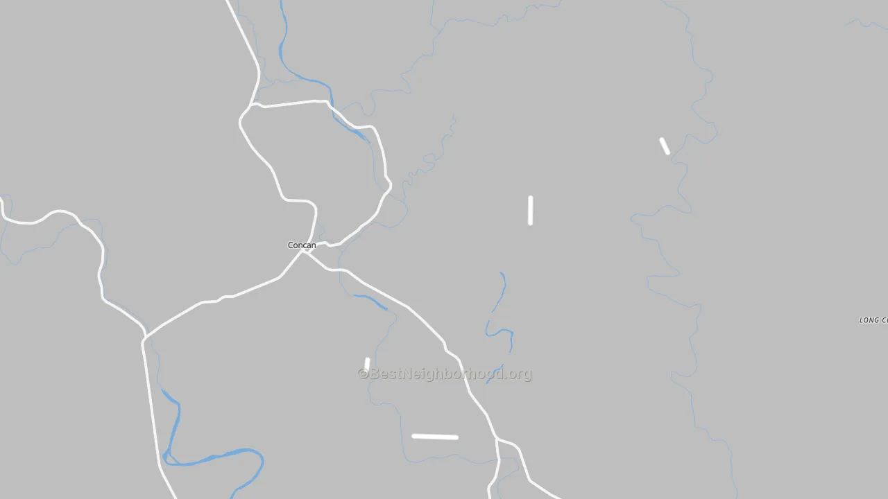 Transit Grade map of Concan, TX