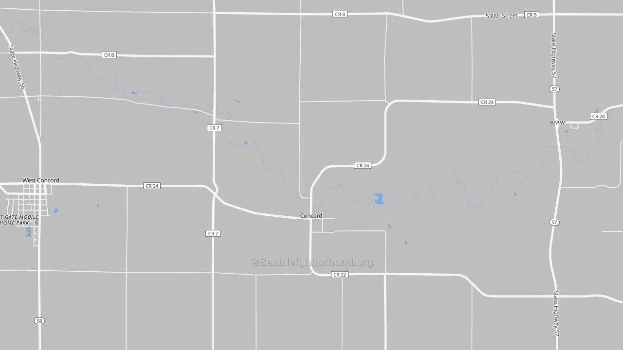 Transit Grade map of Concord, MN