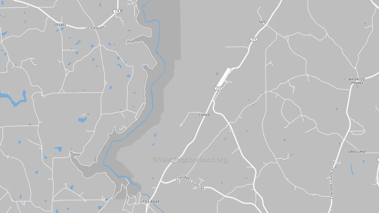 Transit Grade map of Congo, AL