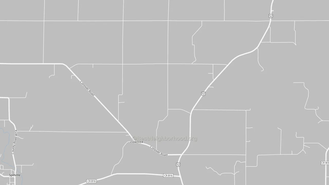 Transit Grade map of Conover, IA