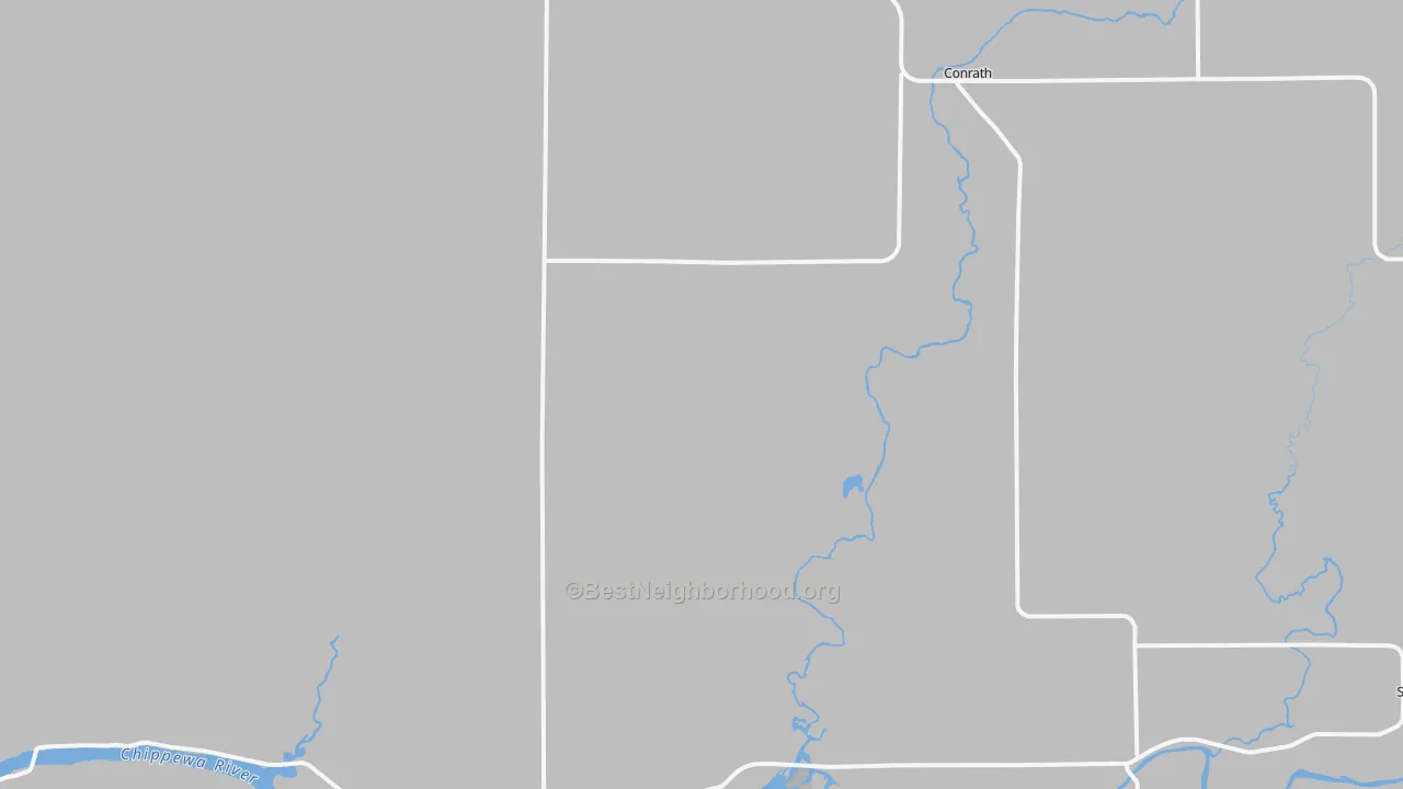Transit Grade map of Conrath, WI