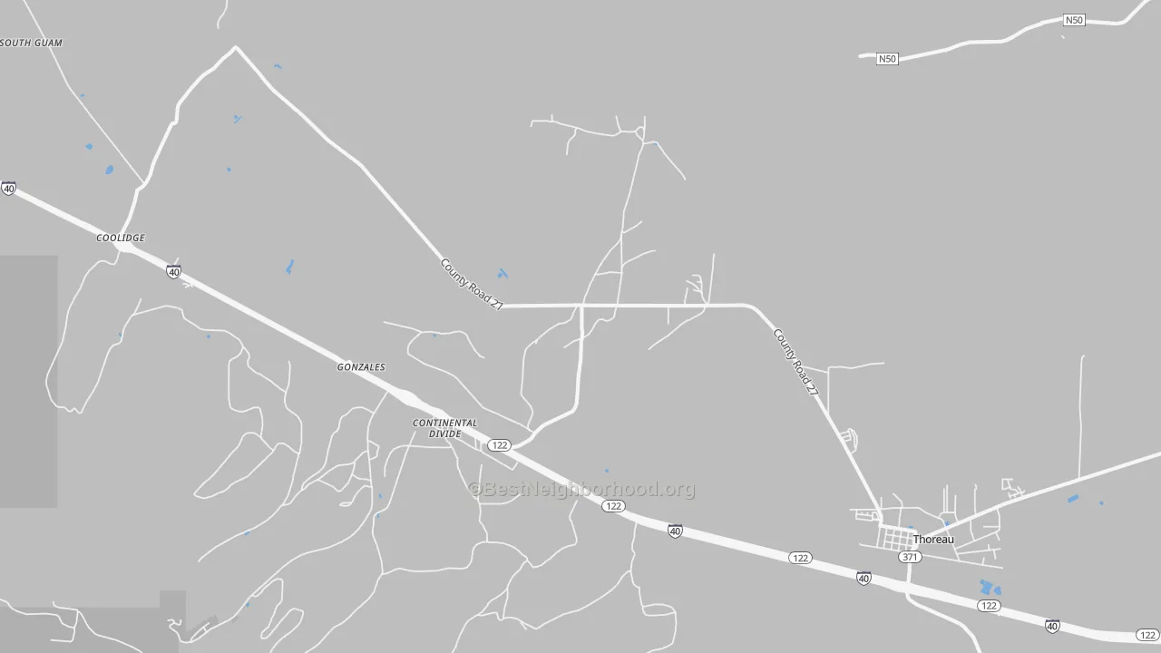 Transit Grade map of Continental Divide, NM