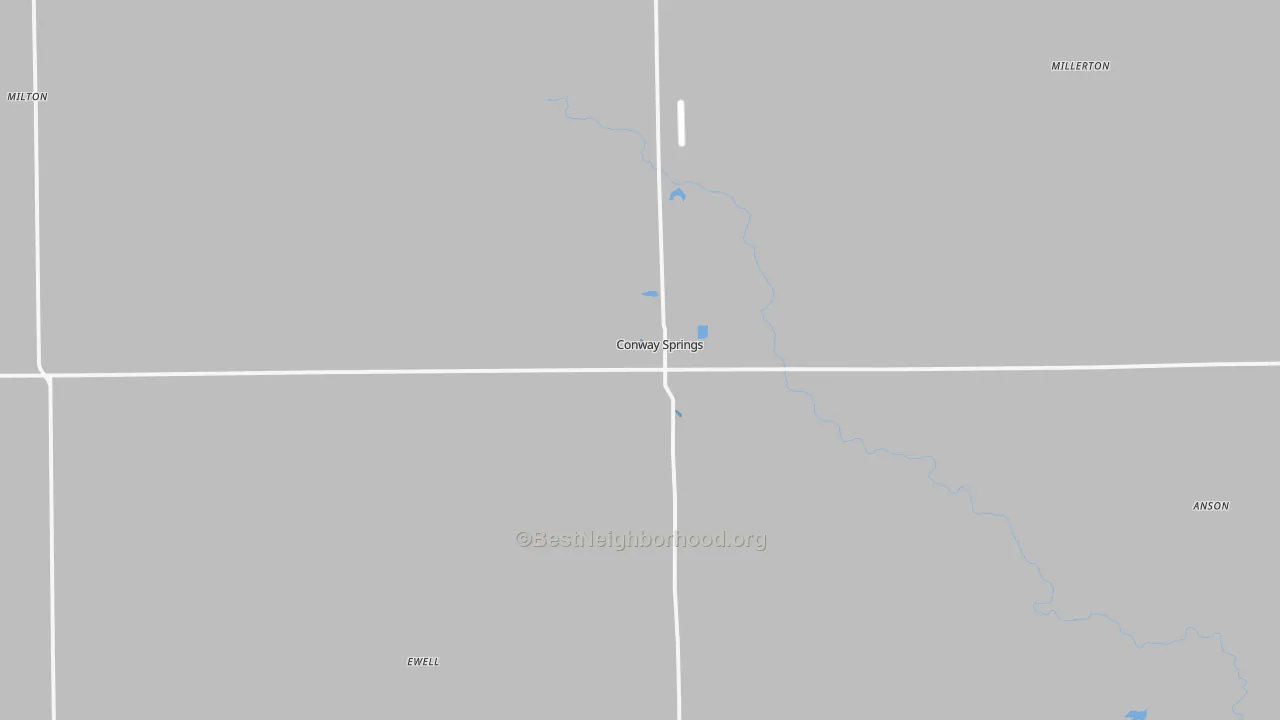 Transit Grade map of Conway Springs, KS