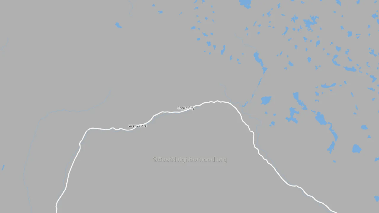 Transit Grade map of Cooke City, MT