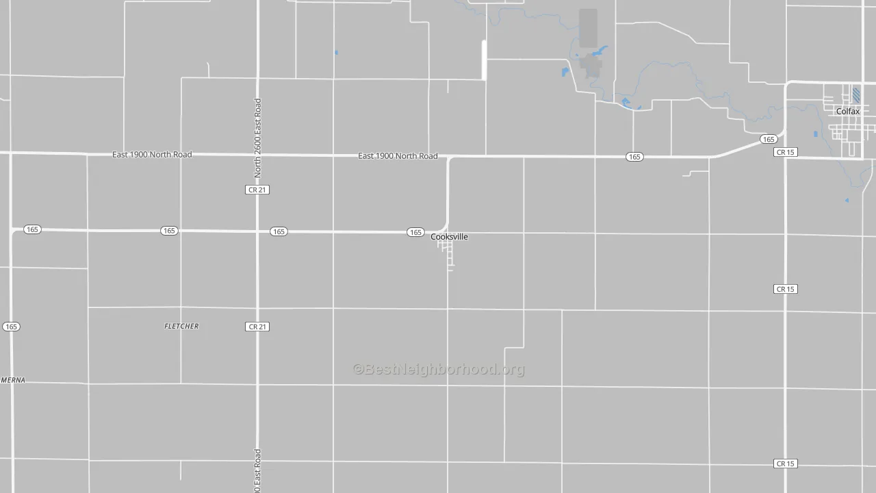 Transit Grade map of Cooksville, IL