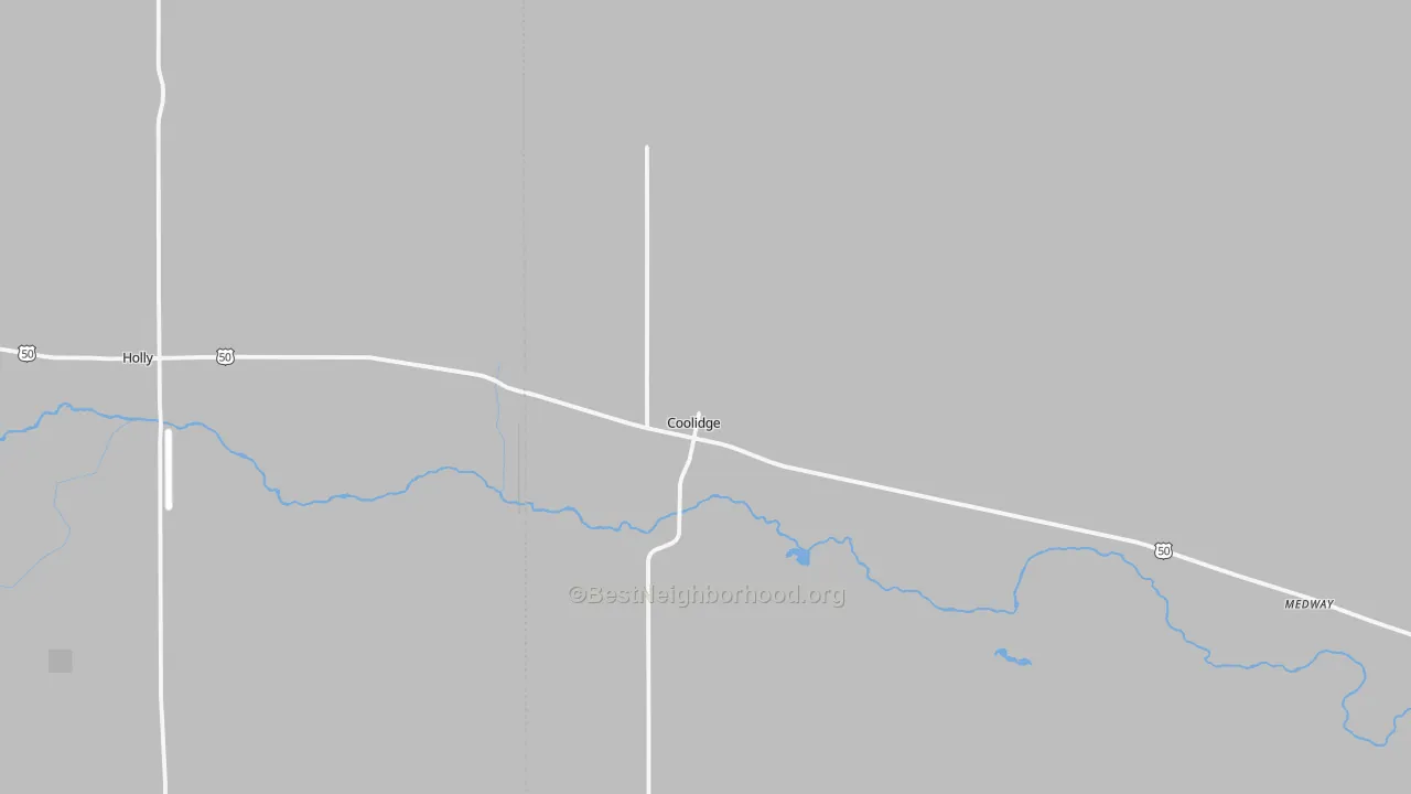 Transit Grade map of Coolidge, KS